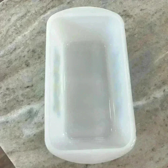 Glasbake Blueberry Loaf Dish 1-1/2 Qt. vintage Made in the USA. #522 - Picture 2 of 11